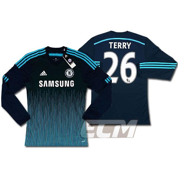 人気ショップ サード 予約ecm32 国内未発売 チェルシー サッカー 14 15 Chelsea プレミアリーグ ユニフォーム 長袖 26番ジョン テリー サッカー 14 15 Chelsea プレミアリーグ ユニフォーム プレイヤーズモデル サポーターグッズ Pokharaonlinemart Com
