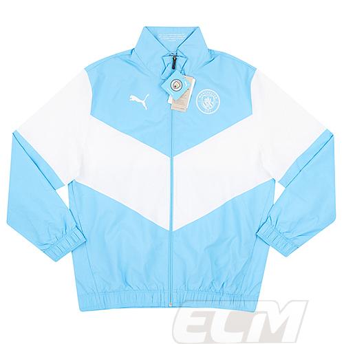 【予約ECM32】【国内未発売】【SALE】マンチェスターシティ プレマッチジャケット ホワイト【21-22/サッカー/Manchestr City/プレミアリーグ/トレーニング】