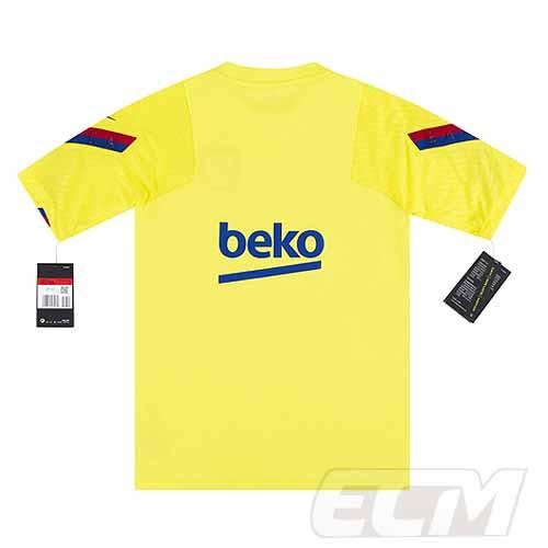 【国内未発売】【SALE】FCバルセロナ トレーニングシャツ イエロー ジュニアサイズ【サッカー/19-20/FC Barcelona/メッシ/キッズ/子供用】ネコポス対応可能｜mundial｜02