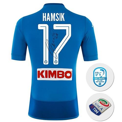 サッカー ナポリ 予約nap17 国内未発売 ナポリ ホーム 半袖 17番ハムシク 歴代クラブ得点記念直筆サイン付ユニ イーシームンディアル 通販 Yahoo ショッピング