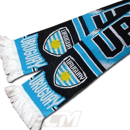 ECM12【国内未発売】ウルグアイ代表 ジャガード マフラー【サッカー