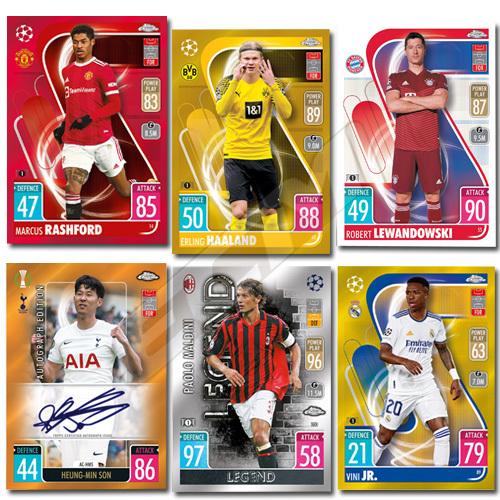 TOP05】【国内未発売】Topps Match Attax Chrome 21-22 サッカーカード