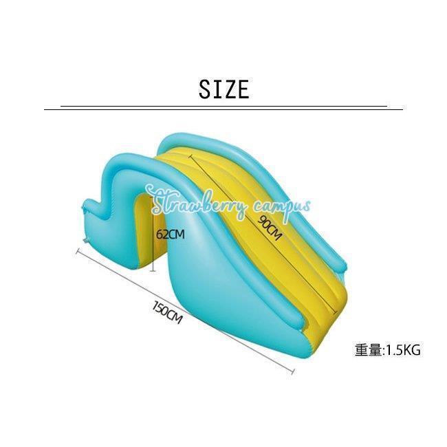 2022新型ビニールプール 大型プール 滑り台付き バスケット付き 水遊び 空気入れ不要自動膨脹 家庭用プール 猛暑対策 家庭用 屋外 自宅 