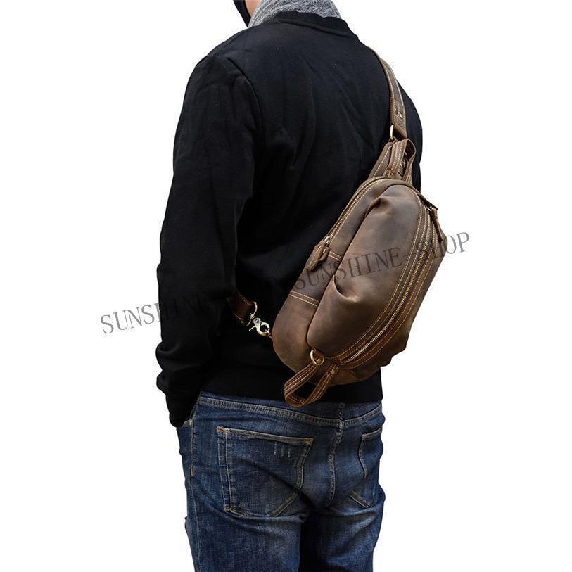 売れ筋のランキング ボディバッグ メンズバッグ バッグ 斜めがけバッグ 肩掛け 斜めがけ 肩掛け 鞄 牛革 通学通勤 軽量 大容量