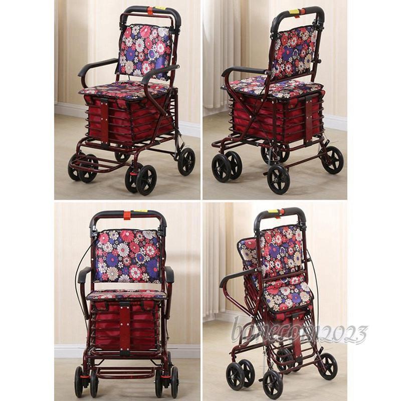 シルバーカー 老人用 手押し車 折りたためる フットペダル付き 高齢者 買い物カート おしゃれ 歩行介助 補助具 散歩 座面付き 高さ調節 ブレーキ付き シルバーカー 老人用 手押し車 折りたためる フットペダル付き 高齢者 買い物カート おしゃれ 歩行介助 補助具 散歩 座面付き 高さ調節 ブレーキ付き タイプCワインレッド