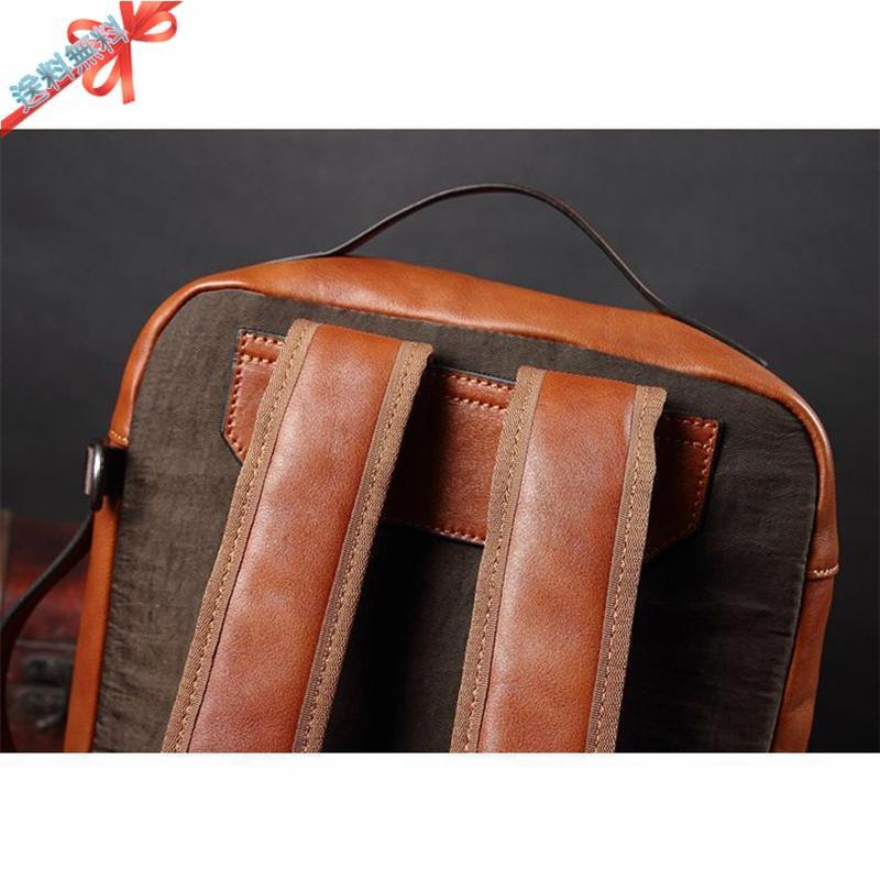 ☆新品☆ ヌメ革 ビジネスリュック 本革 デイバッグ メンズバッグ ビジネスバッグ PC レザー 手作り 紳士用 大容量 旅行 3色 通勤 出張 LLB-0001 