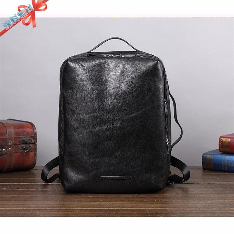 ☆新品☆ ヌメ革 ビジネスリュック 本革 デイバッグ メンズバッグ ビジネスバッグ PC レザー 手作り 紳士用 大容量 旅行 3色 通勤 出張 LLB-0001 