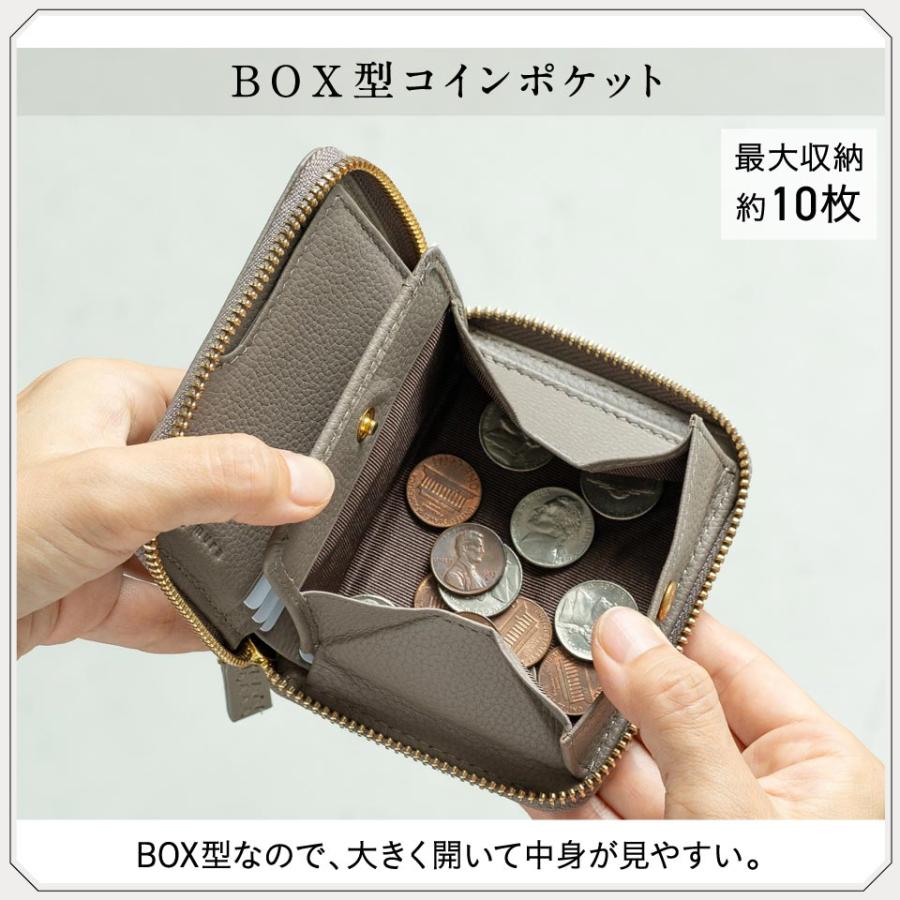 MURA（ムラ） 二つ折り財布 レディース 本革 ブランド YKKファスナー