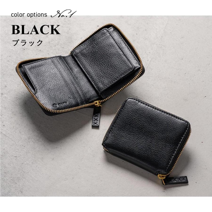 MURA（ムラ） 二つ折り財布 レディース 本革 ブランド YKKファスナー