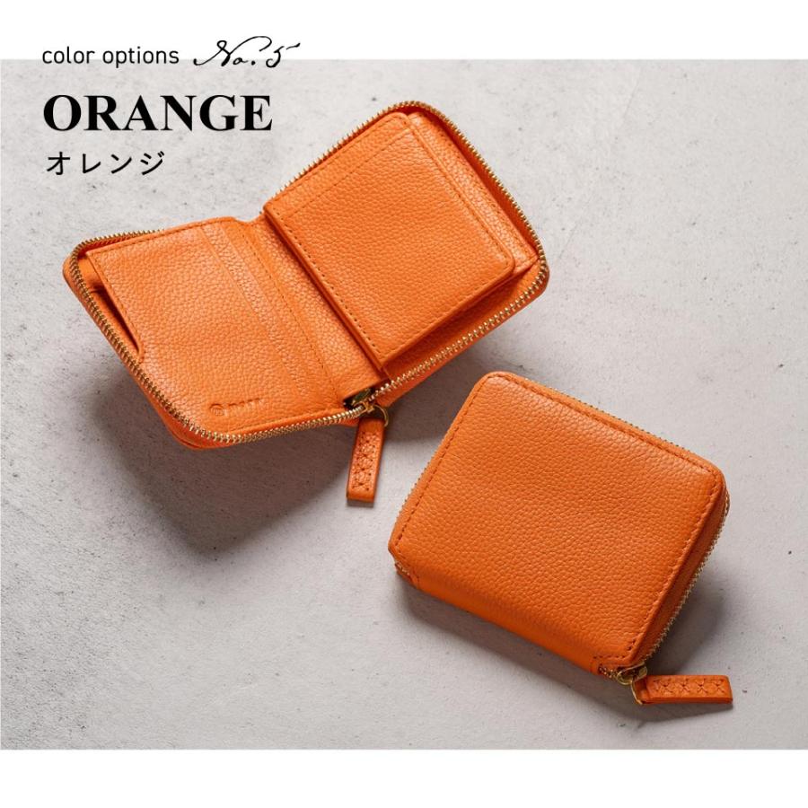 MURA（ムラ） 二つ折り財布 レディース 本革 ブランド YKKファスナー