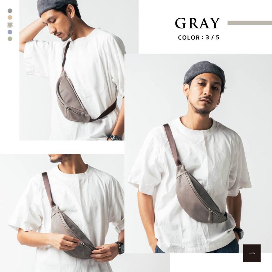 MURA（ムラ） ボディバッグ メンズ 本革 ブランド 小さめ YKK