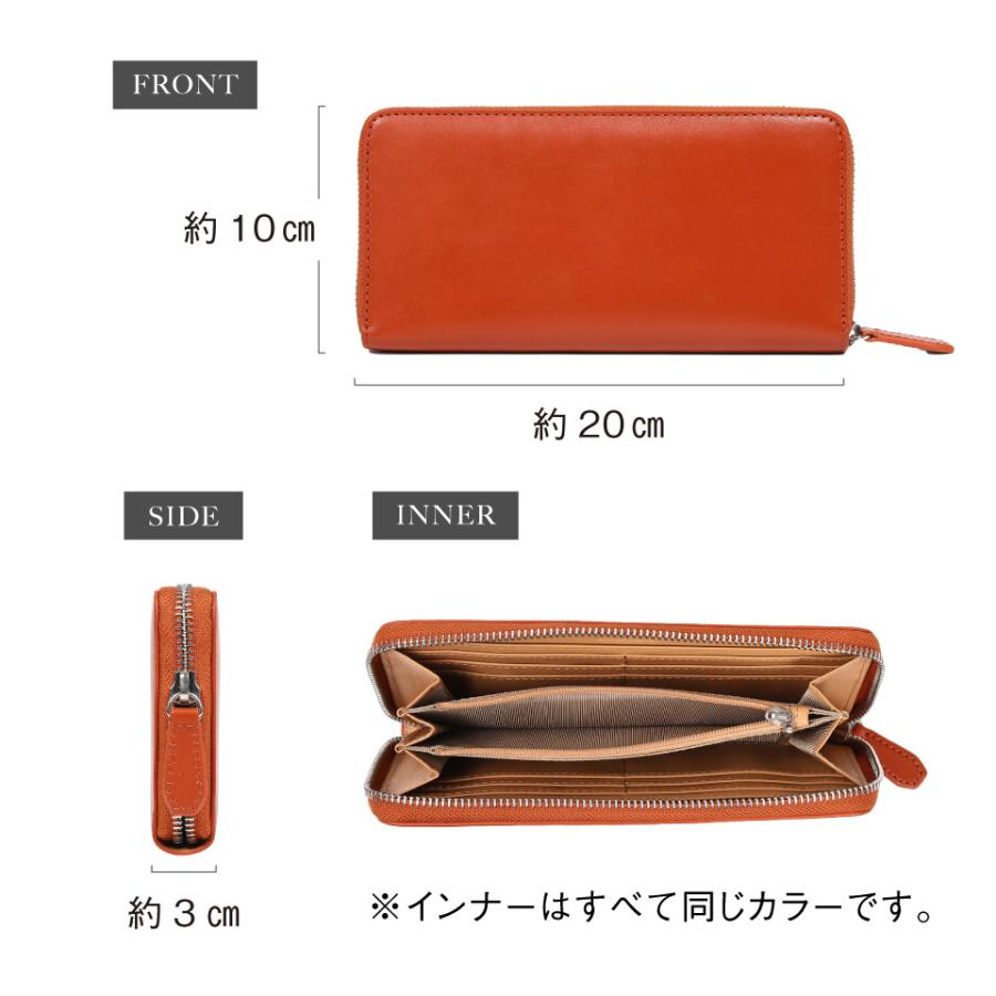 小判 大小 MURA（ムラ） 長財布 メンズ ブランド 本革 薄い ラウンドファスナー