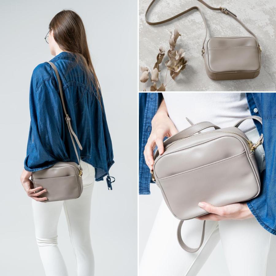 MURA（ムラ） ショルダーバッグ レディース ブランド 軽量 本革 斜