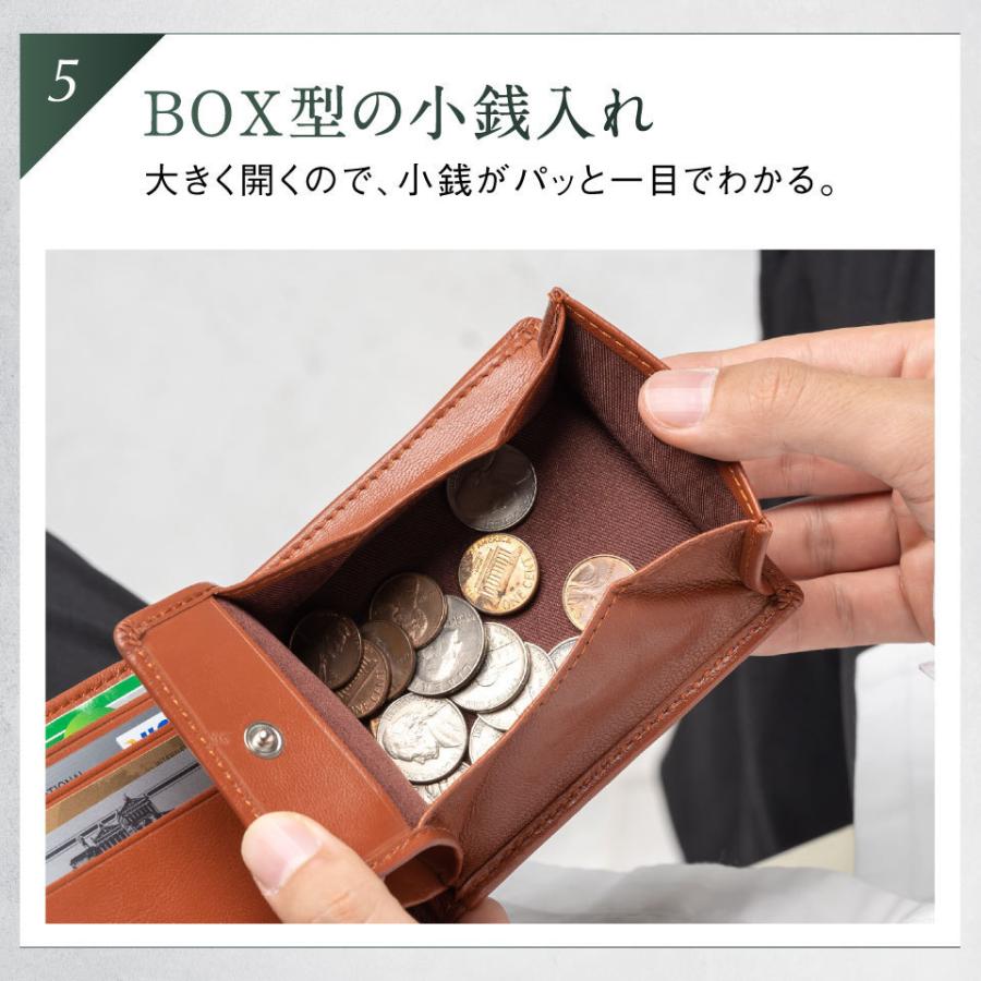 二つ折り財布 メンズ 本革 ブランド 小銭入れあり 使いやすい 薄い 人気 おしゃれ｜mura｜22