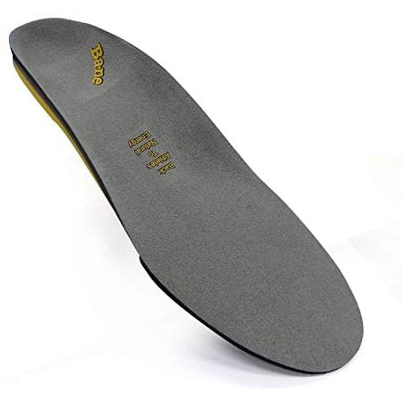 バネ インソール バランス機能UP 調節可能中敷き アスリート グリップ 全5サイズ ライト グレー M(25~26.5cm) 球技 ゴルフ|murabbitshops|03