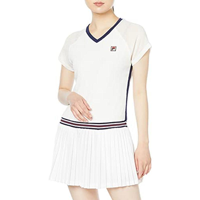 ランキング上位のプレゼント テニスシャツ テニス フィラ ワンピース M ホワイト レディース Vl2328 ウエア Smartlightingco Com