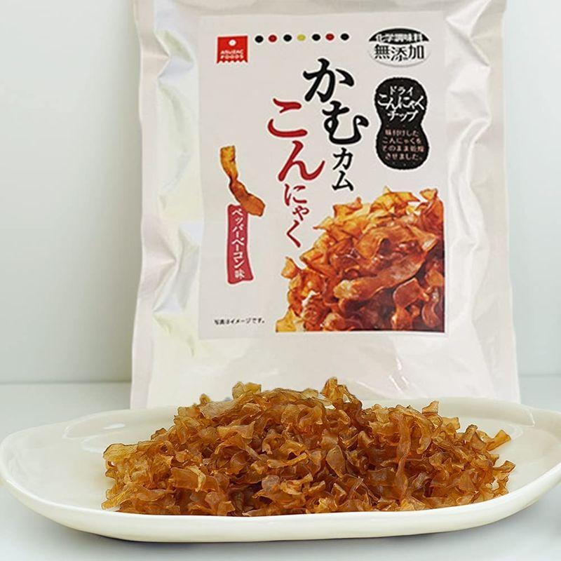 アスザックフーズ お徳用大袋 かむカムこんにゃく ペッパーベーコン味 100g 豊富な品