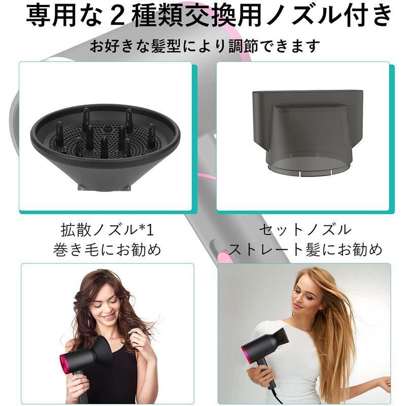気質アップ ヘアドライヤー Venstsel ヘアケアドライヤー 1800w 速乾 折りたたみ式 冷熱風 Pse認証済 低騒音 軽量 2種類ノズル付き 新しい到着 Www Aqtsolutions Com