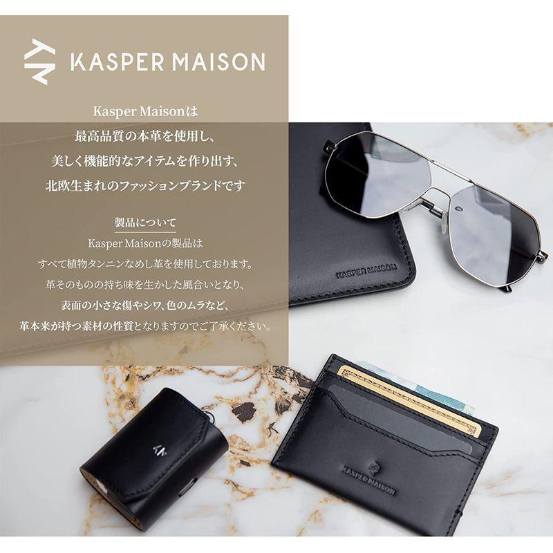 Kasper Maison パスポートケース スキミング防止 パスケース メンズ カードケース 薄型 スリム パスポート入れ キャメル 特別セール品