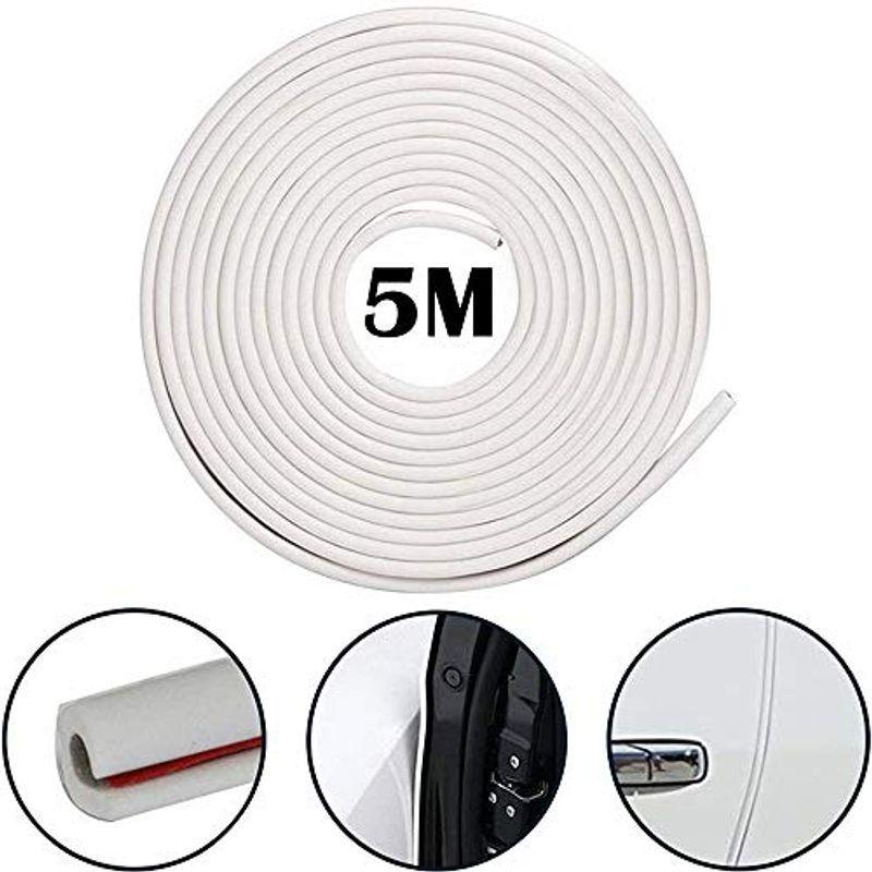 Ctricalver 車のドアエッジプロテクター 5 M車のエッジトリムラバーシールプロテクターu字型車の保護ドアエッジガードフィットほとん 卸直営