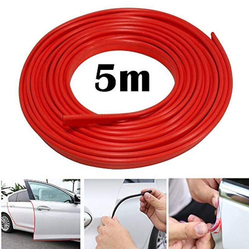 Ctricalver 車のドアエッジプロテクター 5 M車のエッジトリムラバーシールプロテクターu字型車の保護ドアエッジガードフィットほとん 21新春福袋