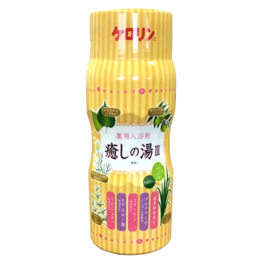 癒しの湯 (愛称) 薬用入浴剤 1050g 約42回分 ×6個 グリーンの湯色 入浴剤 ショウブの香り 癒しの湯 (愛称) 薬用入浴剤 1050g 約42回分 ×6個 グリーンの湯色 入浴