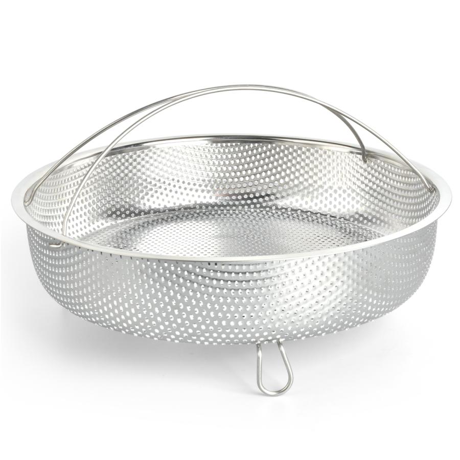 ステンレス製】蒸しざる 19/22/25/28cm 食洗機対応 フライパンで簡単