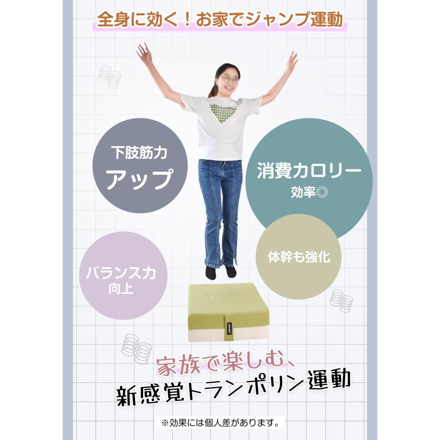 トランポリン クッション 大型 高反発 室内用 こども用 大人用 静音 自宅用 家庭用 ミニトランポリン エクササイズ トレーニング 滑り止め加工 贈り物 |  | 06