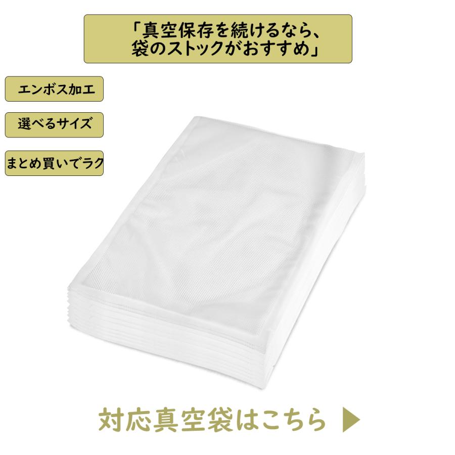真空パック器 フードシーラー 専用袋不要 真空袋10個付き 乾湿対応