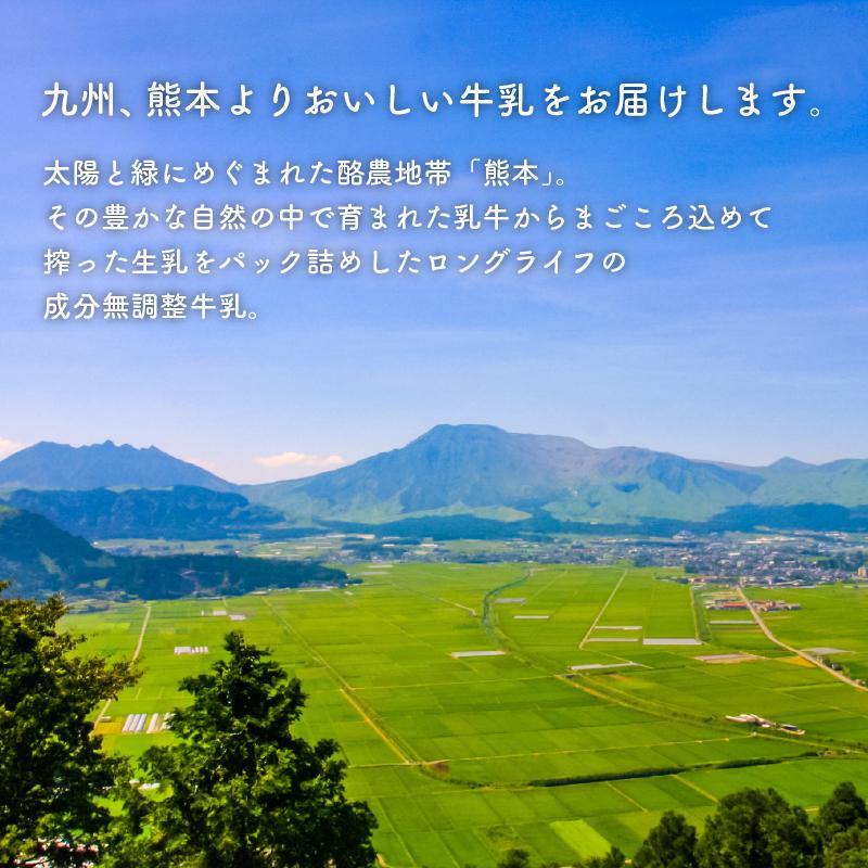 らくのうマザーズ 大阿蘇牛乳 1000ml 紙パック 6本入×2ケース 送料無料 常温牛乳 常温保存 ロングライフ牛乳｜murakami-ya｜03