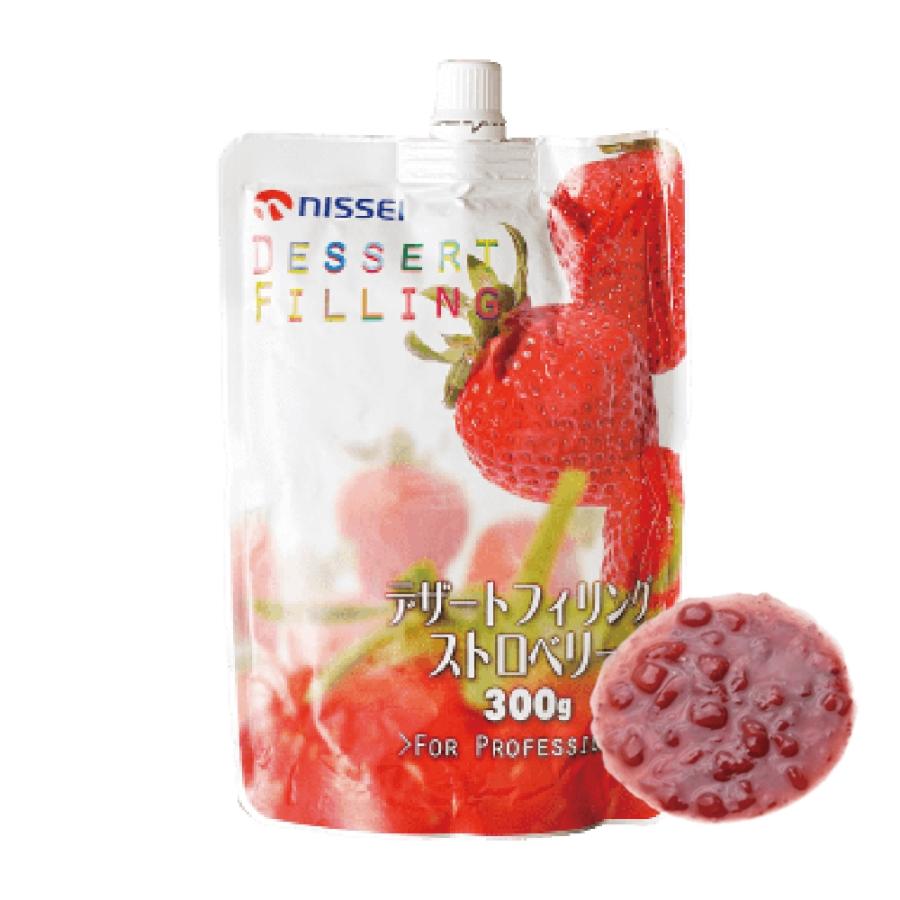 日世（NISSEI） デザートフィリング ストロベリー 300g 業務用