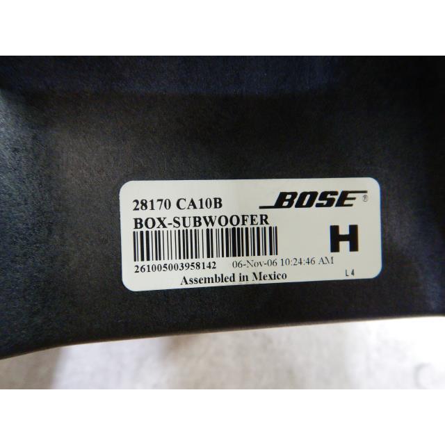 日産ムラーノTZ50 BOSEスピーカーセットウーファー 28170 CA10B 日産ムラーノTZ50 BOSEスピーカーセットウーファー 28170 CA10B - メルカリ