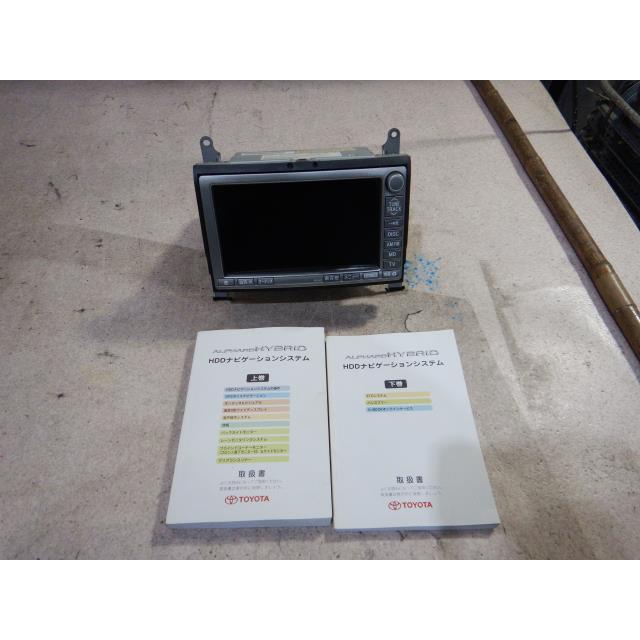 アルファード DAA-ATH10W カーナビゲーション・ナビ MD不良 327124