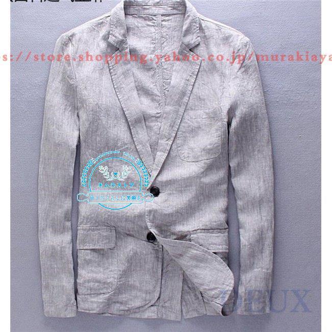 注目ブランド サマージャケット 綿麻ジャケット メンズ テーラードジャケット テーラードジャケット 秋 通勤 リネン アウター 紳士 ビジネス ジャケット サマー 夏 薄手 綿麻 メンズ ジャケット Headshotsbar Com