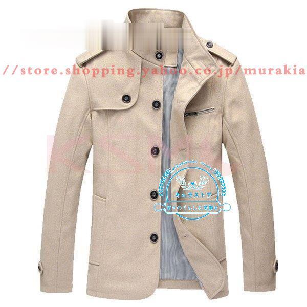 新発売 無地 アウター 大きいサイズ メンズ チェスターコート 無地 アウター メンズ 大きいサイズ チェスターコート トレンチコート 秋冬 着痩せ効果 通勤 紳士 ビジネス カジュアル ショート丈 メンズ コート アウター