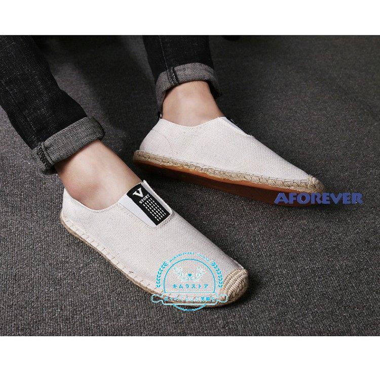 サマーシューズ エスパドリーユ スニーカー 靴 メンズ 麻靴 スリッポン フラットシューズ 最安値