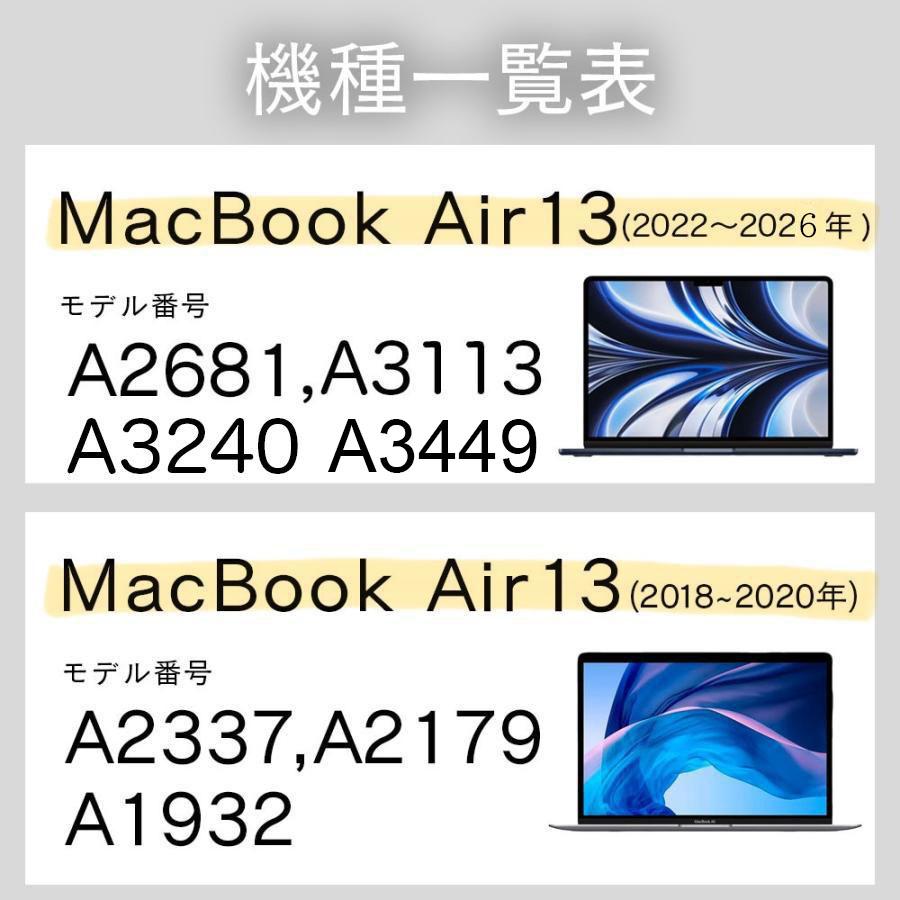 MacBook Air13 ケース M5/M4/M3/M2/M1 Pro13 マットハードケース