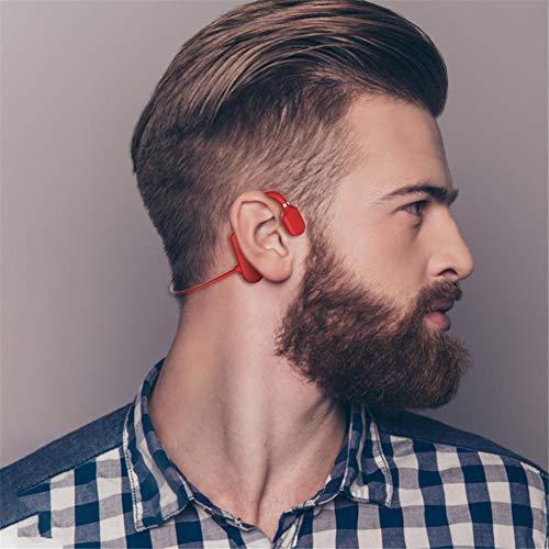 オープンイヤー ワイヤレスヘッドホン スポーツ マイク付き Bluetooth5