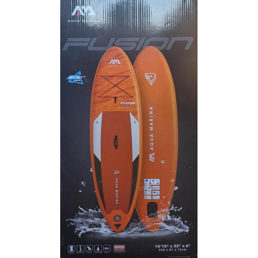 FUSION(フュージョン) AQUA MARINA(アクアマリーナ) インフレータブル スタンドアップパドルボード SUP（サップ） BT-21FUP オレンジ｜muranabe-sports｜03