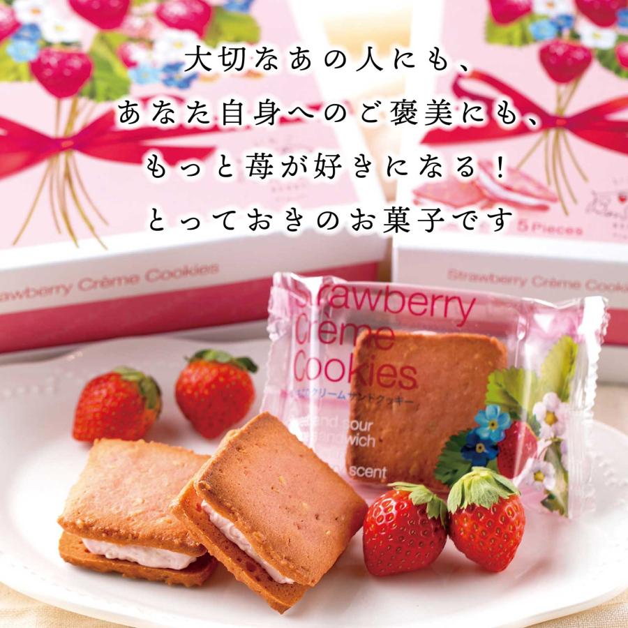 いちごのクリームサンドクッキー 個包装5枚入り いちごBonBonBerry