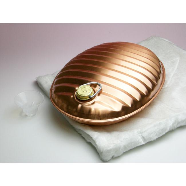 純銅製湯たんぽ 2.6リットル 袋つき 【頑張って送料無料！】 : 村の