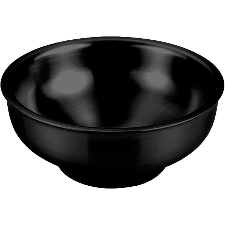 カンダ メタル丼スイーツカップ 赤／黄／黒（387303-5）◇2重構造