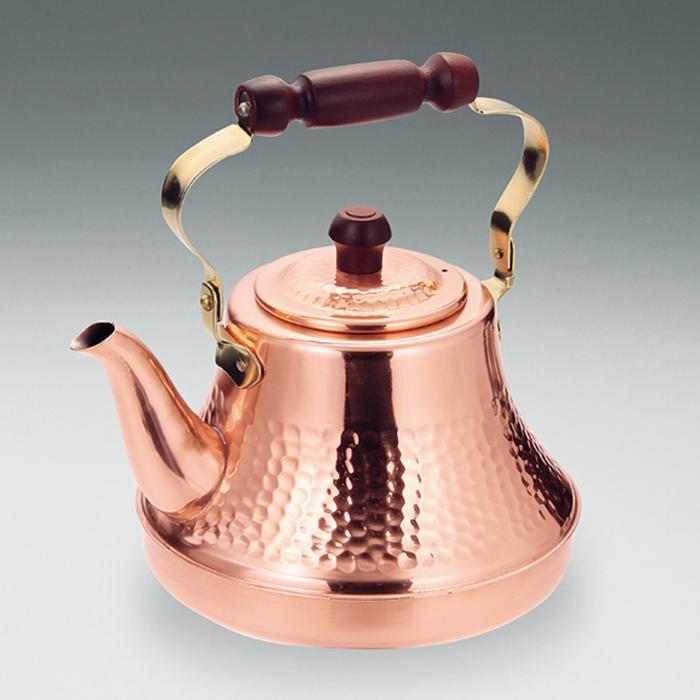 タケコシ 銅クラッシーケトル 2.5L 銅製なので抗菌効果あり 鎚目模様が