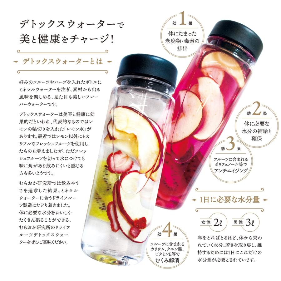 飲む ドライフルーツ１か月セット（31パック入り）　無添加　砂糖不使用　乾燥剤不使用（ボトルは別売1本110円でお付けいただけます）｜muraoka-labo｜03