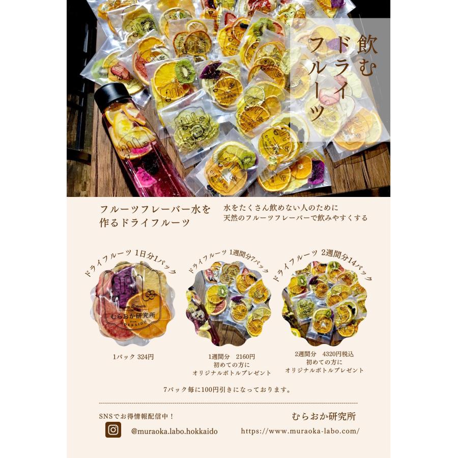 飲む ドライフルーツ2週間セット（14パック入り）　クロネコゆうぱけっと便（送料全国一律250円）　無添加　砂糖不使用　乾燥剤不使用｜muraoka-labo｜09