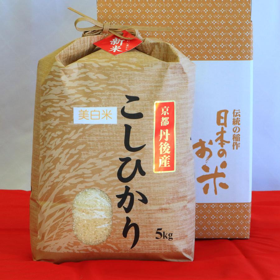 新米！丹後コシヒカリ1等5Kg 美白精米 : b-1 : 京丹後の米屋 - 通販  