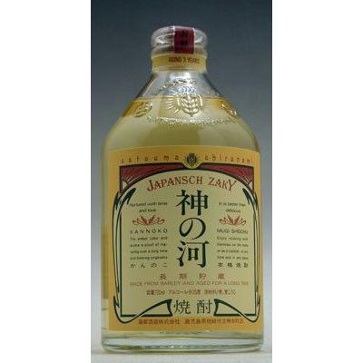 麦焼酎 神の河 かんのこ 25度 720ml　　樫樽の中で3年以上長期貯蔵熟成｜murasake8