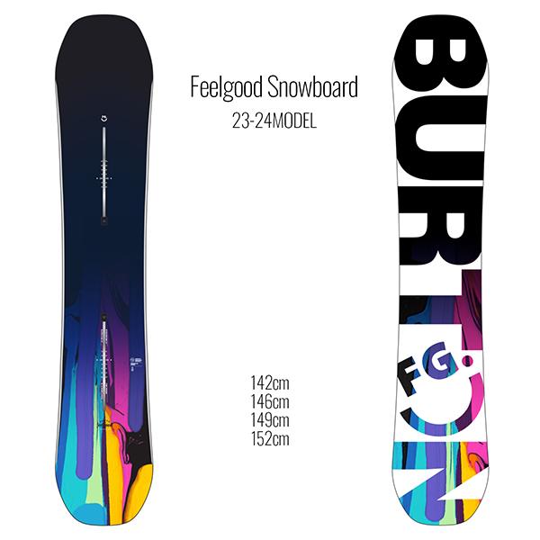 スノーボード 板 レディース BURTON バートン 10691110960 Feelgood Snowboard 23-24モデル ムラサキスポーツ KK A26｜murasaki｜02