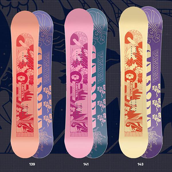 CAPiTA スノーボード ピンク黒デザイン