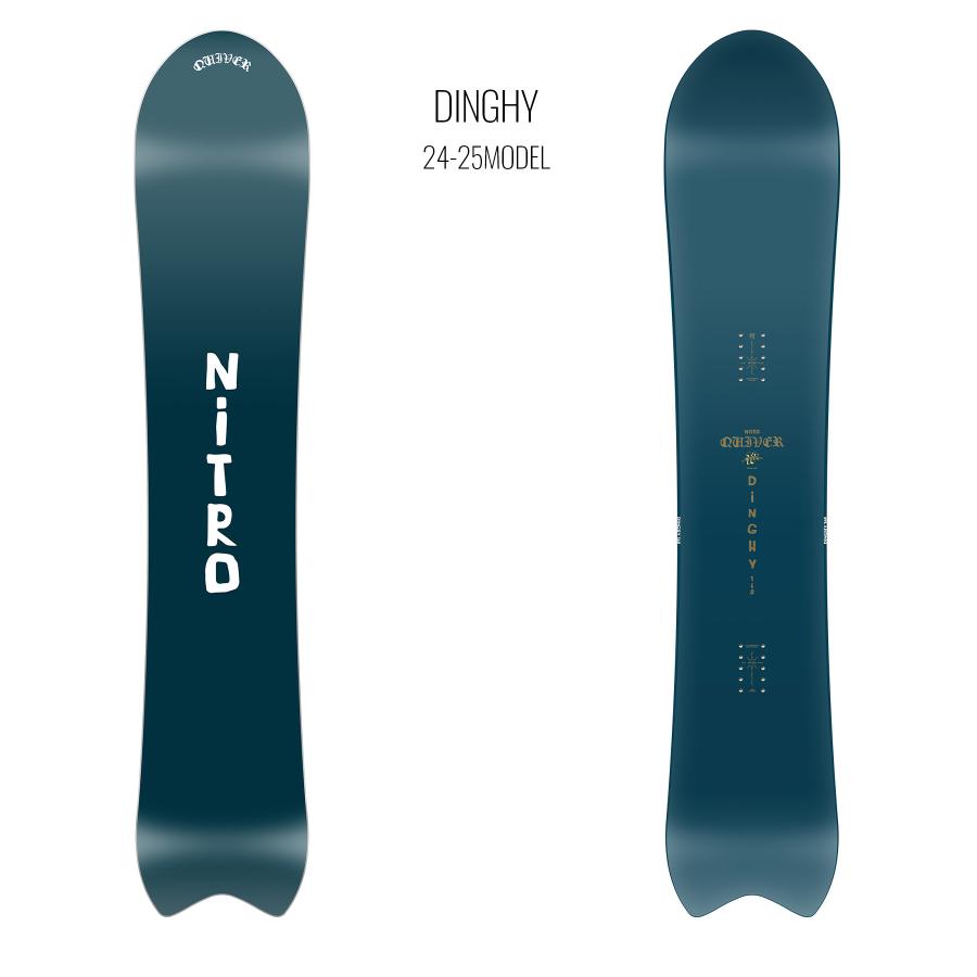 スノーボード 24-25 NITRO QUIVER SERIES DINGHY 160cm Nitro Quiver Series Dinghy Snowboard 2025 | Tactics